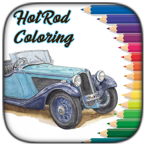 ColorFill - HotRod Cars Coloring Pages icon