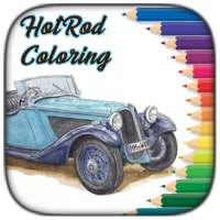 ColorFill - HotRod Cars Coloring Pages