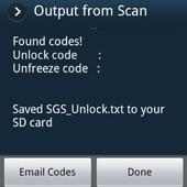 Samsung Galaxy S Unlock Tool