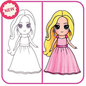 Cómo dibujar chicas lindas fácil paso a paso icon