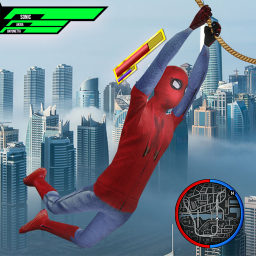 Spider Rope SuperHero icon