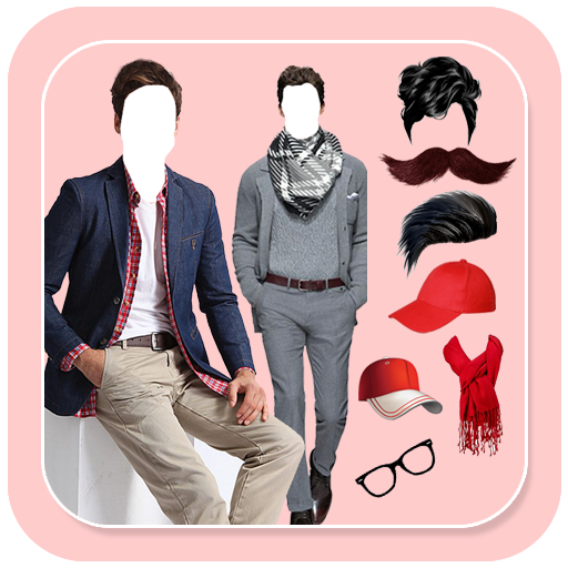 Couple Friends Men Photo Suit icon
