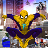 Amazing  Flying Spider City Rope Hero icon