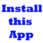 Install this App أيقونة