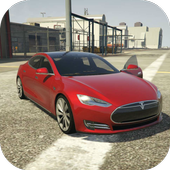 Drive Tesla Model S - Electro Car City Simulator icon