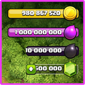 Generate Gems for Clash of Clans free tips icon