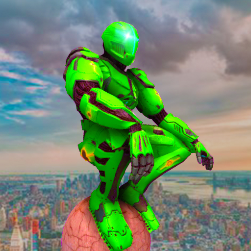 Flying Robot Spider Rope Hero-Vegas Crime Gangster icon