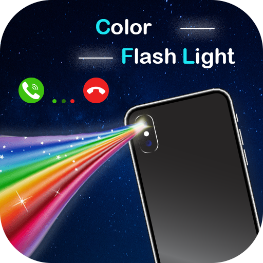 Color Flash Light Alert Call icon