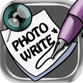 Sticky write on photos icon