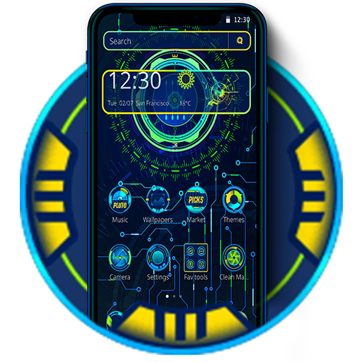 Hi-tech Circuit Theme icon