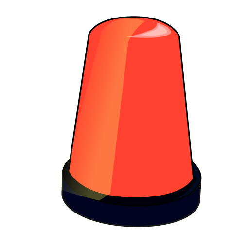 Flashing lights icon