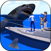 Shark Attack 3D Simulator icon