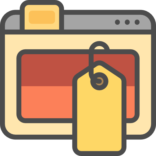 image tag - write text on photo (Photo editor) icon