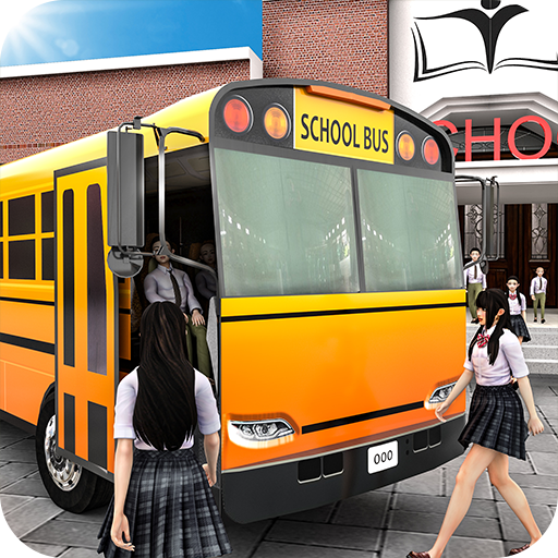 Modern School Bus Driving Sim icon
