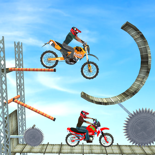 Racing Bike 3D Trial Bike Stunts Ramp Bike Jumping icon