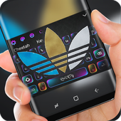 Bubbles tricolor clover Keyboard icon