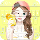 Cute Laura Keyboard icon