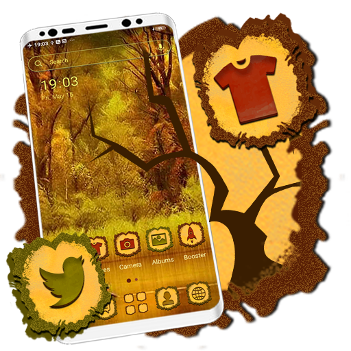 Yellow River Boating Launcher Theme icon