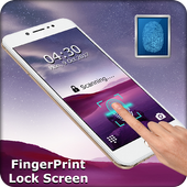 Fingerprint Lock Screen Prank أيقونة