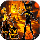 Bendy ink - &amp; nightmare machine icon