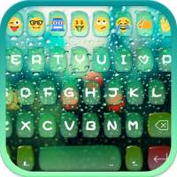 Glass Water Keyboard Theme on 9Apps