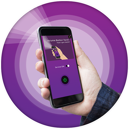 Volume Button Torch - Flashlight ON OFF أيقونة