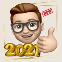 Bitmoji animato di WAStickerApps per WhatsApp