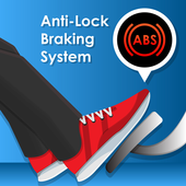ABS Anti Lock Braking System icon