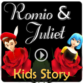 Romio And  Juliet Story For Kids - Offline Video icon