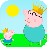 super pappa adventure pig world icon