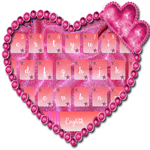 Glitter Heart Keyboard icon