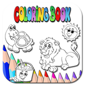 Coloring Book-Color Cartoon free icon