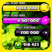 Hack Free Coins for coc New 2017 (Prank) icon