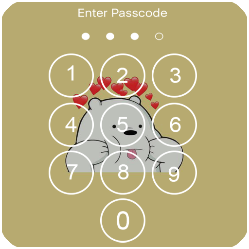 Cute Bear Lock Screen icon