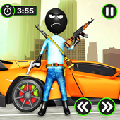 Real Stickman Grand Gangster icon
