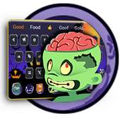 Halloween keyboard zombies cemetery theme  Emoji on 9Apps