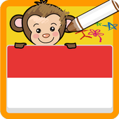 Coloring game Indonesian icon