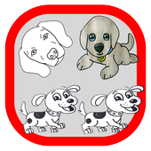 How to draw the dog icon