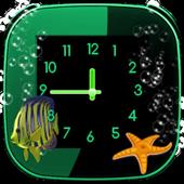 ikon Aquarium Clock widget