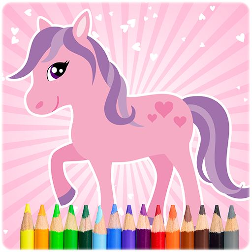 Pony Colouring and Painting Book иконка
