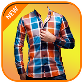 Man Stylish Shirt Photo Suit Maker icon