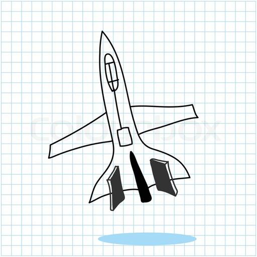 Draw on a graph paper icon