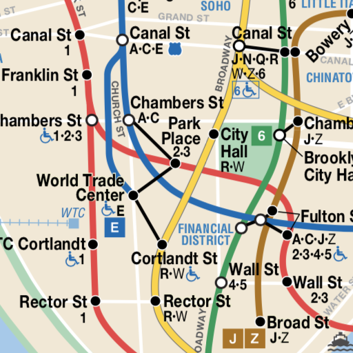Map of NYC Subway - Offline MTA icon