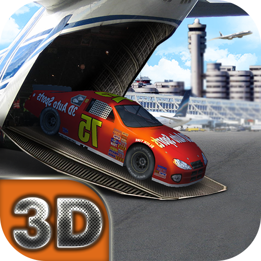 Car Transporter Cargo Plane 3D icon