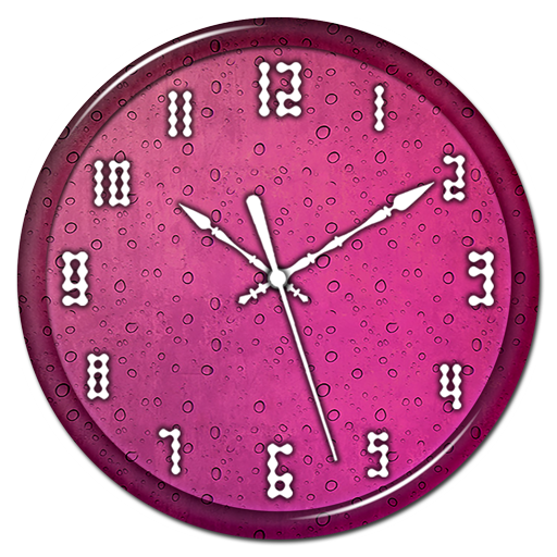 Pink Clock Live Wallpaper icon