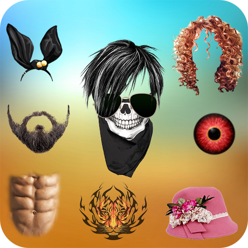 Multi Stickers : Boy Hairstyle Photo Editor icon