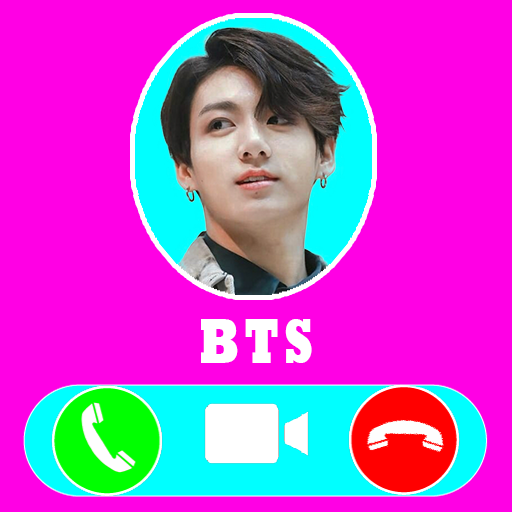 Jungkook Kpop BTS Video Call &amp; chat Simulator icon