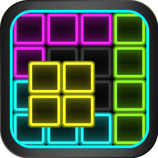 Glow Block Puzzle! Color Block Game icon
