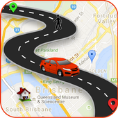 GPS Maps live Navigation &amp; Waze Route Finder icon
