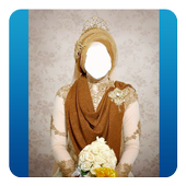 Hijab Wedding Photo Montage icon
